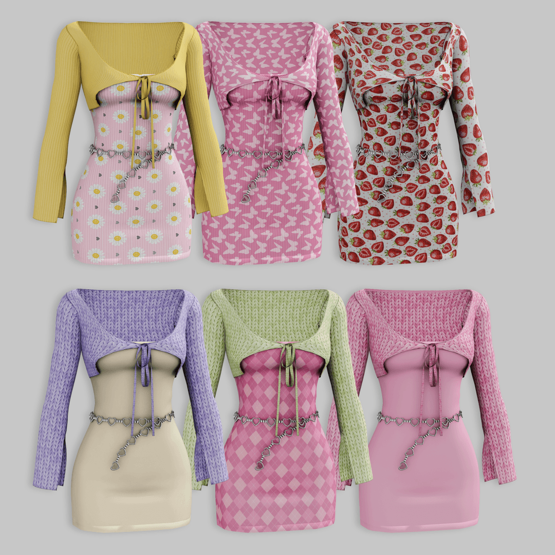 Скриншот мода Платье Cuttlest dress